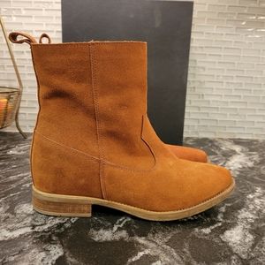 Anthropologie Tan Ankle Boots